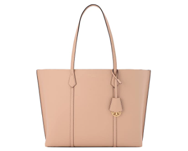 Tory Burch Devon Sand Pebbled Leather Perry Tote