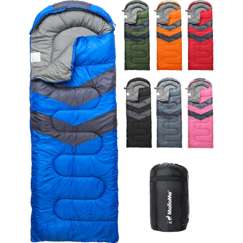 10 Best Affordable Travel Sleeping Bag Options for Budget-Friendly Adventures 9 MalloMe Backpacking Camping Sleeping Bag