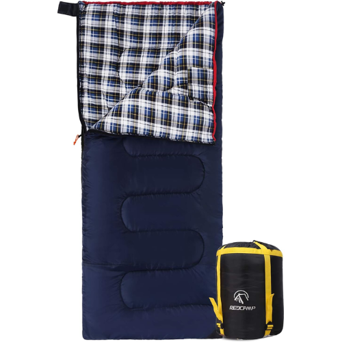 10 Best Affordable Travel Sleeping Bag Options for Budget-Friendly Adventures 11 REDCAMP Cotton Flannel Envelop Sleeping Bag
