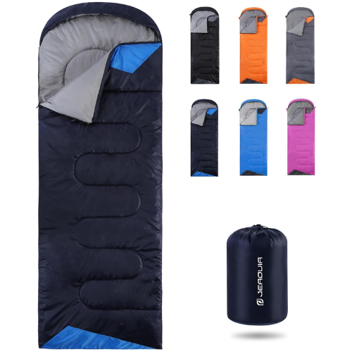 10 Best Affordable Travel Sleeping Bag Options for Budget-Friendly Adventures 7 JEAOUIA Cold Weather Waterproof Sleeping Bag